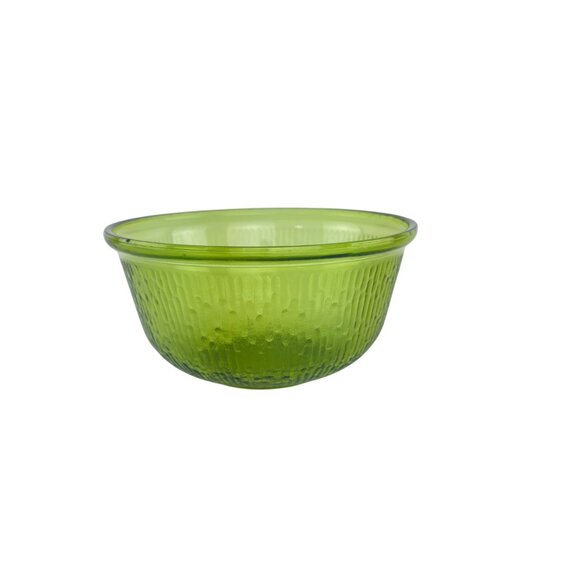 Bartlett Collins Old Hickory Green Glass Mixing Bowl Small Size Textured Vintage - Picture 16 of 16